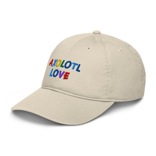 "AXOLOTL LOVE" HAT ORGANIC COTTON - ouraxo
