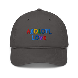 "AXOLOTL LOVE" HAT ORGANIC COTTON - ouraxo