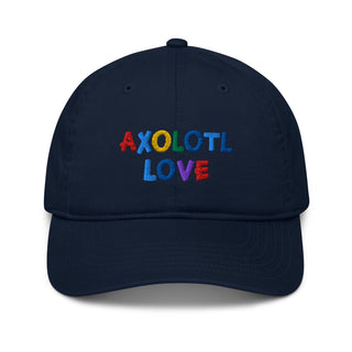 "AXOLOTL LOVE" HAT ORGANIC COTTON - ouraxo