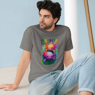 AXOLOTL 'LOVE IS LOVE" T - SHIRT 100% ORGANIC COTTON - ouraxo