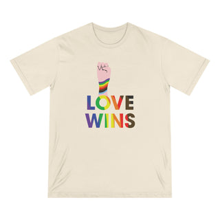 AXOLOTL "LOVE WINS" ORGANIC T SHIRT - ouraxo
