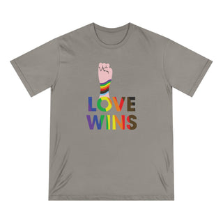 AXOLOTL "LOVE WINS" ORGANIC T SHIRT - ouraxo