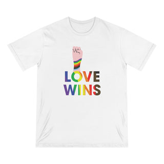 AXOLOTL "LOVE WINS" ORGANIC T SHIRT - ouraxo