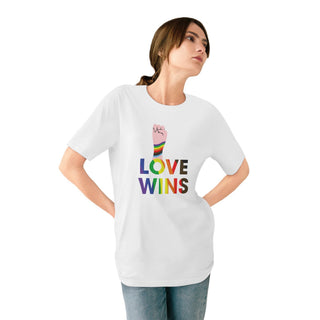 AXOLOTL "LOVE WINS" ORGANIC T SHIRT - ouraxo