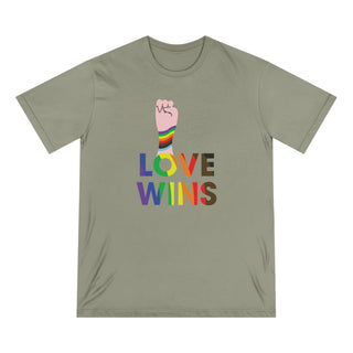 AXOLOTL "LOVE WINS" ORGANIC T SHIRT - ouraxo