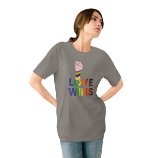 AXOLOTL "LOVE WINS" ORGANIC T SHIRT - ouraxo