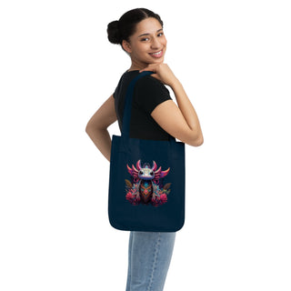 "AXOLOTL MEXICO" TOTE BAG - 100% CERTIFIED ORGANIC COTTON - ouraxo