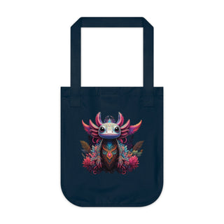"AXOLOTL MEXICO" TOTE BAG - 100% CERTIFIED ORGANIC COTTON - ouraxo