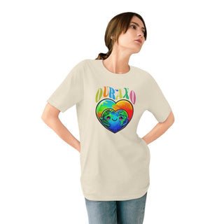 AXOLOTL "ourAXO HEART" T SHIRT 100% ORGANIC COTTON - ouraxo