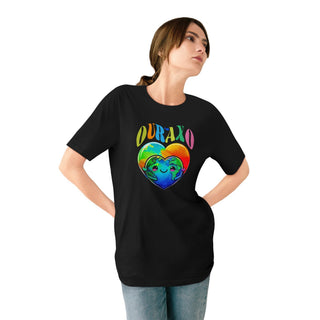 AXOLOTL "ourAXO HEART" T SHIRT 100% ORGANIC COTTON - ouraxo