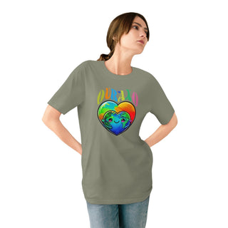 AXOLOTL "ourAXO HEART" T SHIRT 100% ORGANIC COTTON - ouraxo