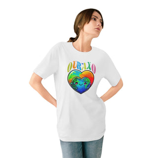 AXOLOTL "ourAXO HEART" T SHIRT 100% ORGANIC COTTON - ouraxo