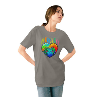 AXOLOTL "ourAXO HEART" T SHIRT 100% ORGANIC COTTON - ouraxo