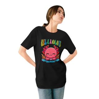 AXOLOTL "RELAXOTL" T SHIRT 100% ORGANIC COTTON - ouraxo