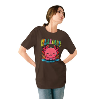 AXOLOTL "RELAXOTL" T SHIRT 100% ORGANIC COTTON - ouraxo