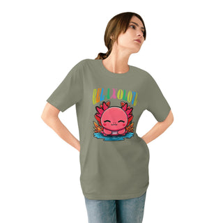 AXOLOTL "RELAXOTL" T SHIRT 100% ORGANIC COTTON - ouraxo