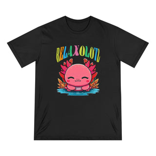AXOLOTL "RELAXOTL" T SHIRT 100% ORGANIC COTTON - ouraxo