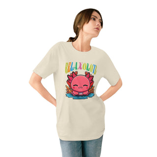AXOLOTL "RELAXOTL" T SHIRT 100% ORGANIC COTTON - ouraxo