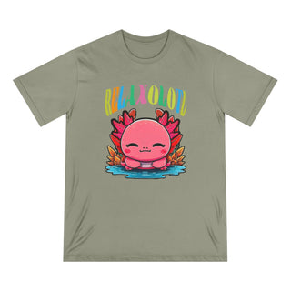 AXOLOTL "RELAXOTL" T SHIRT 100% ORGANIC COTTON - ouraxo