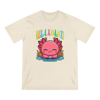AXOLOTL "RELAXOTL" T SHIRT 100% ORGANIC COTTON - ouraxo