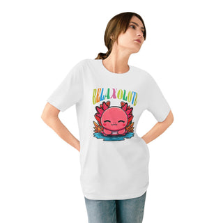 AXOLOTL "RELAXOTL" T SHIRT 100% ORGANIC COTTON - ouraxo