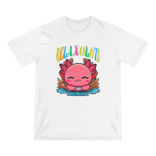 AXOLOTL "RELAXOTL" T SHIRT 100% ORGANIC COTTON - ouraxo