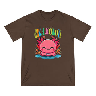 AXOLOTL "RELAXOTL" T SHIRT 100% ORGANIC COTTON - ouraxo