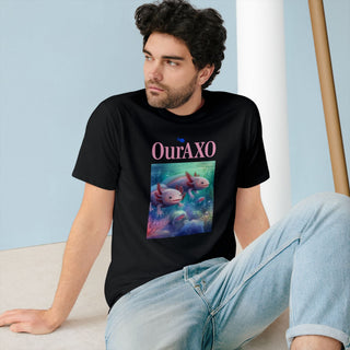 AXOLOTL T SHIRT 100% ORGANIC COTTON "SWIMMERS" - ouraxo