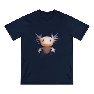AXOLOTL T SHIRT MEET "AXIE" WHO IS AXO"S SIBLING" 100% ORGANIC COTTON - ouraxo