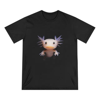 AXOLOTL T SHIRT MEET "AXIE" WHO IS AXO"S SIBLING" 100% ORGANIC COTTON - ouraxo