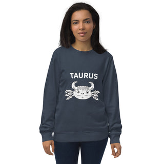 AXOLOTL TAURUS SWEATSHIRT DESIGN ORGANIC COTTON - ouraxo