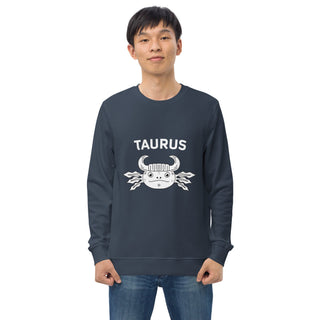 AXOLOTL TAURUS SWEATSHIRT DESIGN ORGANIC COTTON - ouraxo