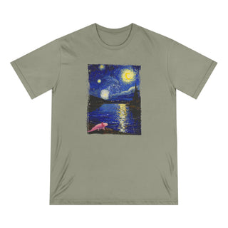 AXOLOTL VAN GOGH'S "STARY NIGHT" 100% ORGANIC COTTON - ouraxo