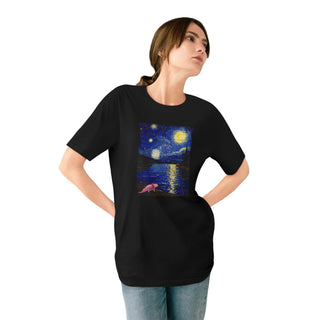 AXOLOTL VAN GOGH'S "STARY NIGHT" 100% ORGANIC COTTON - ouraxo