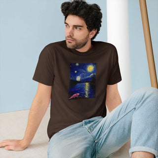 AXOLOTL VAN GOGH'S "STARY NIGHT" 100% ORGANIC COTTON - ouraxo