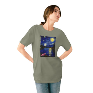 AXOLOTL VAN GOGH'S "STARY NIGHT" 100% ORGANIC COTTON - ouraxo