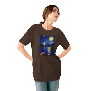 AXOLOTL VAN GOGH'S "STARY NIGHT" 100% ORGANIC COTTON - ouraxo