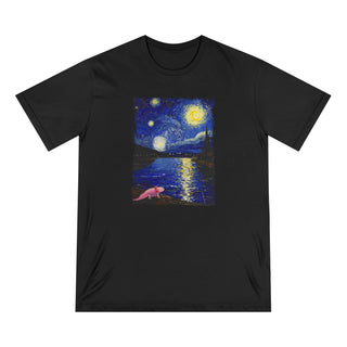 AXOLOTL VAN GOGH'S "STARY NIGHT" 100% ORGANIC COTTON - ouraxo