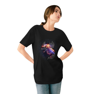 Axolotlastrology Fantasy Constellation Organic T-shirt - ouraxo