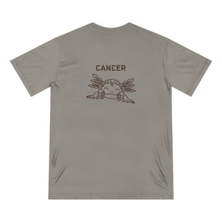 Cancer Zodiac T Shirt | Organic Cotton | Sustainable Axolotl Apparel - ouraxo