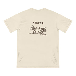 Cancer Zodiac T Shirt | Organic Cotton | Sustainable Axolotl Apparel - ouraxo