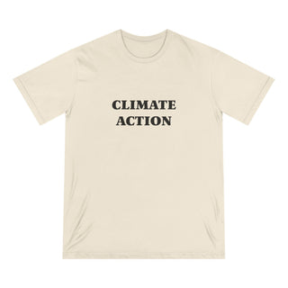 "CLIMATE ACTION" CAUSE T - SHIRT: 100% CERTIFIED ORGANIC COTTON - ouraxo