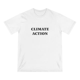 "CLIMATE ACTION" CAUSE T - SHIRT: 100% CERTIFIED ORGANIC COTTON - ouraxo
