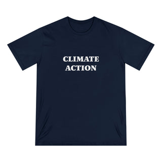 "CLIMATE ACTION" CAUSE T - SHIRT: 100% CERTIFIED ORGANIC COTTON - ouraxo