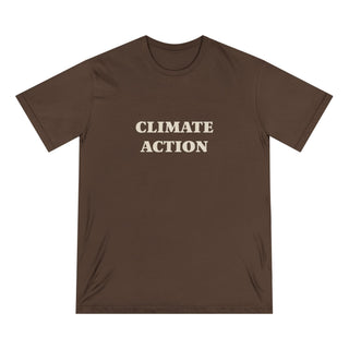 "CLIMATE ACTION" CAUSE T - SHIRT: 100% CERTIFIED ORGANIC COTTON - ouraxo