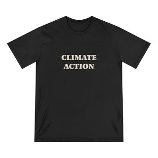 "CLIMATE ACTION" CAUSE T - SHIRT: 100% CERTIFIED ORGANIC COTTON - ouraxo