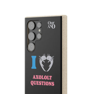 I Love Axolotl Questions phone case - ouraxo