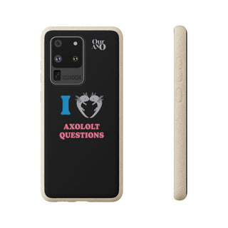 I Love Axolotl Questions phone case - ouraxo