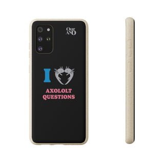 I Love Axolotl Questions phone case - ouraxo