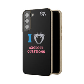 I Love Axolotl Questions phone case - ouraxo
